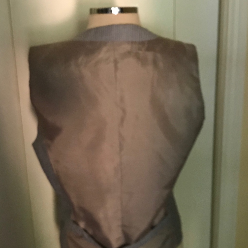Men or women pinstripe button down vest m/l - Picture 6 of 7